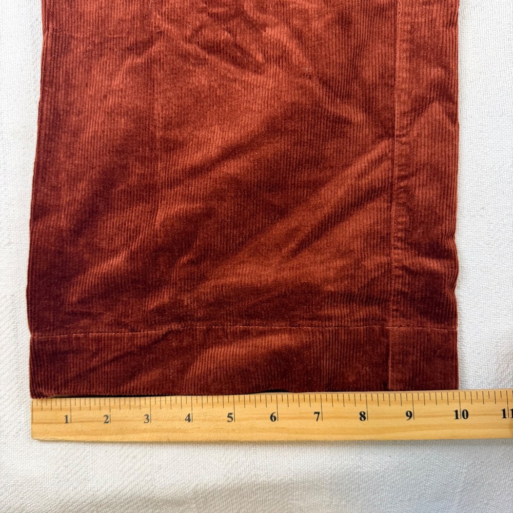 Matty M Womens Rust Brown Corduroy Wide Leg HighRise Pants Size M MD9694-872USOM - Picture 6 of 8